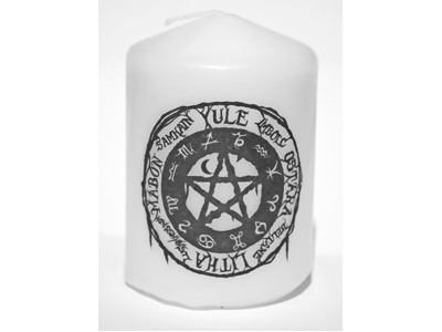 8cm Candle - Gothic Wheel of the Year